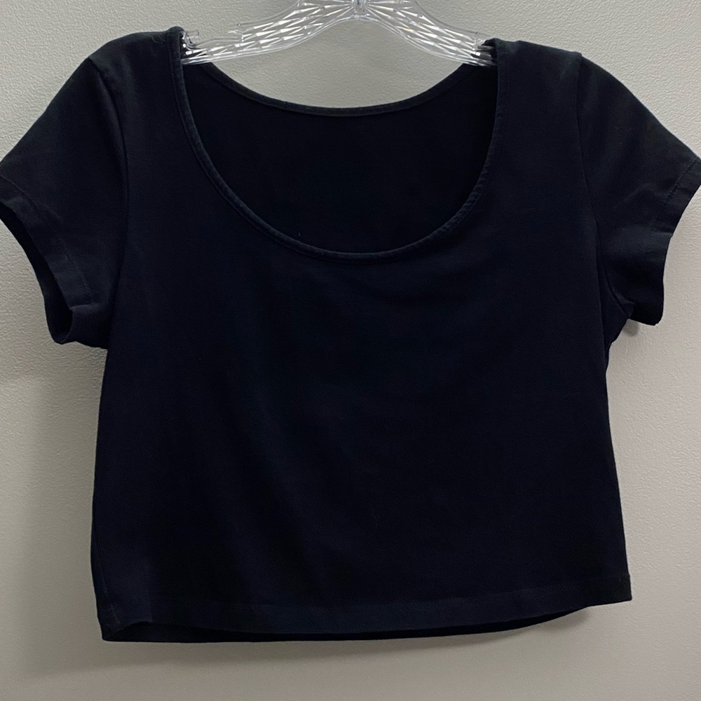 Black Crop Top